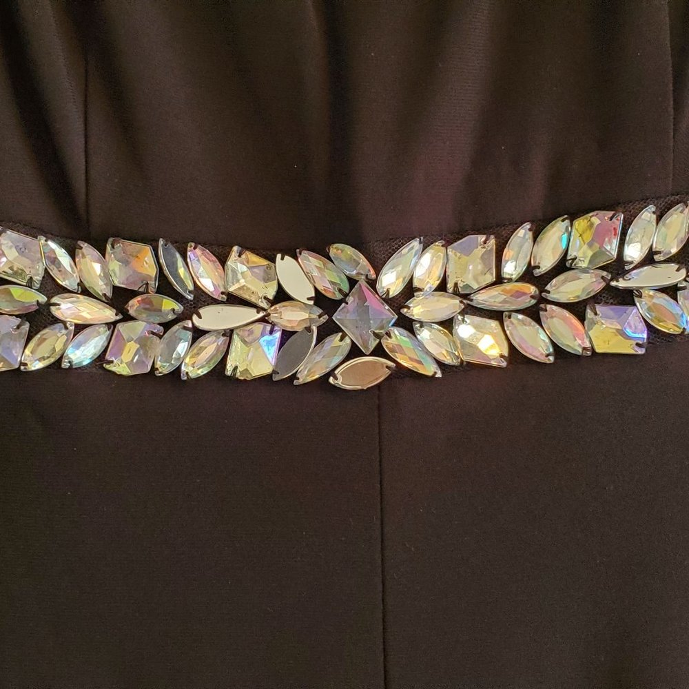 Stunning Open Back Rhinestone Dress - Picture 16 of 16